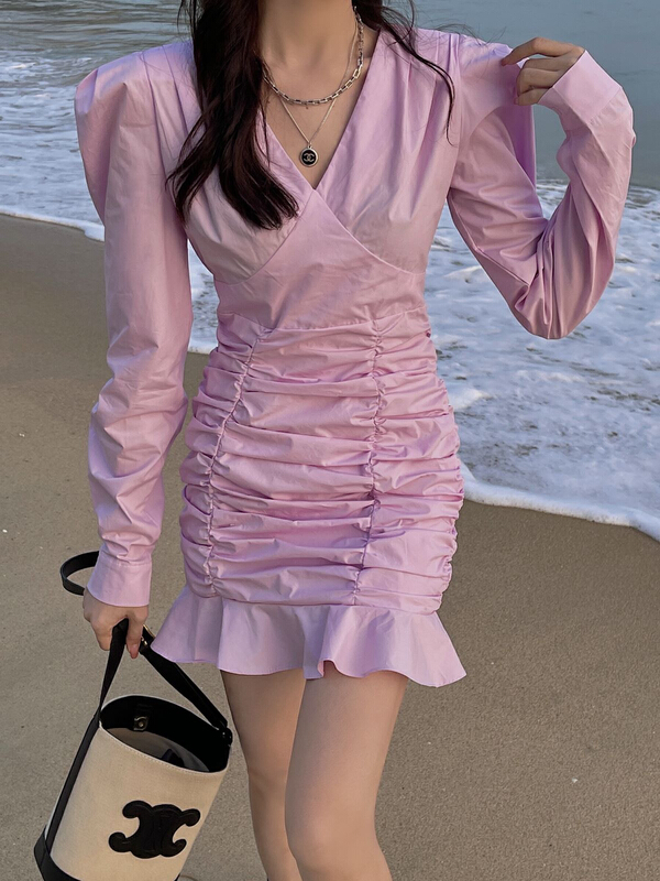 goods in stock! New year in early spring! [VT] French gentle design sense of minority temperament dress 8611-1# ozq