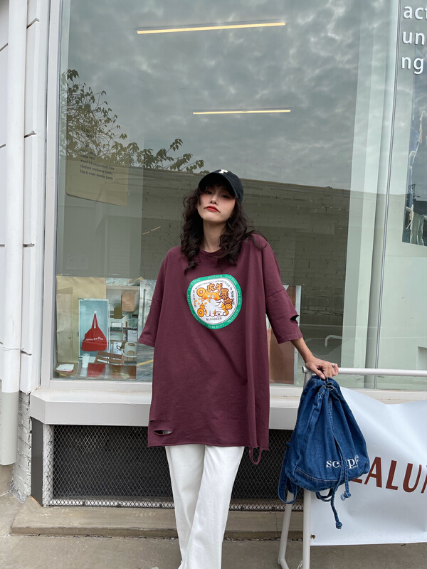 New in early spring! "MISU Misu" Street Style Loose Short Sleeve T-shirt 2203# LL