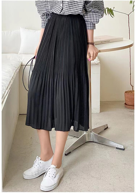 [Kexin] lady simple chiffon skirt 6170# LSL