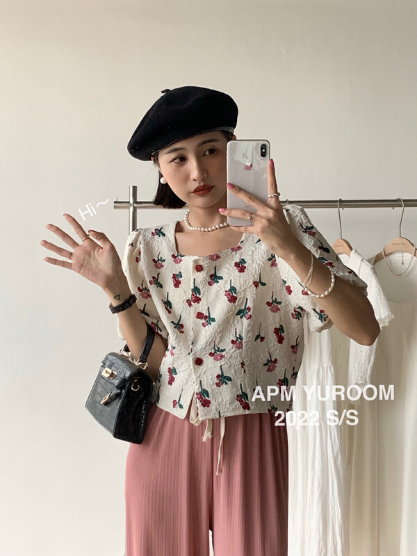 【APM YUROOM 】甜美氣質碎花小衫  22229#  LSL