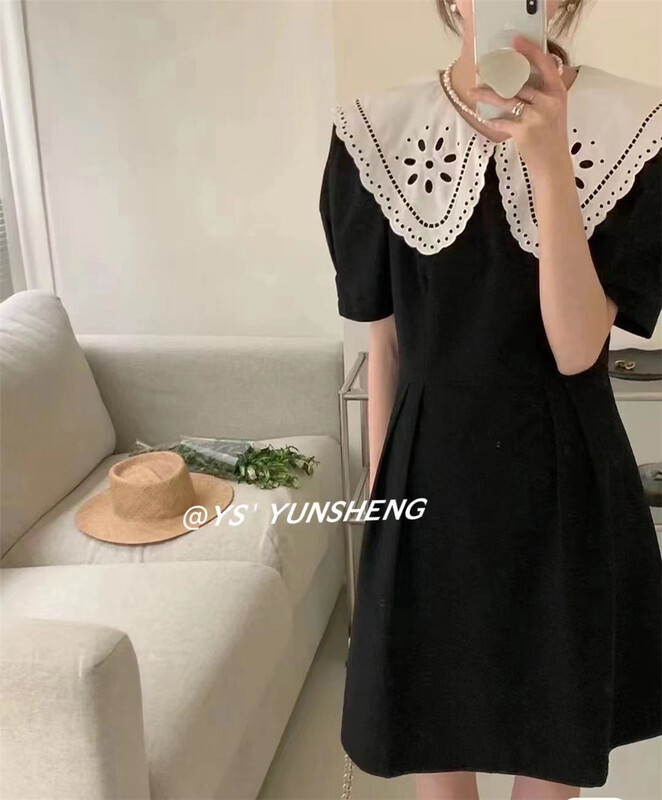[Yunsheng] color blocking lady dress 6710# L