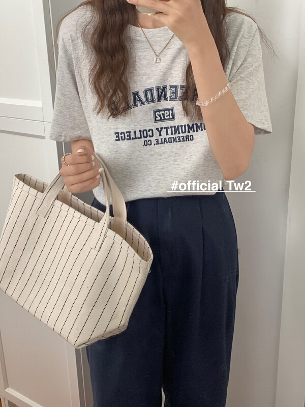New year in early spring! [TW2] ins Korean casual lazy English short sleeve T-shirt 3053# HBx
