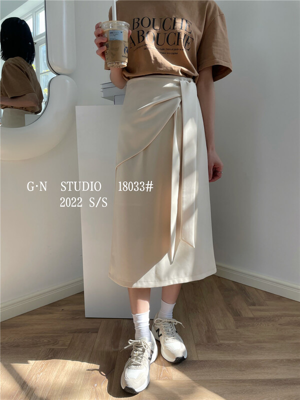 New year in early spring! [g · n] temperament commuter skirt ys1-18033# hjy