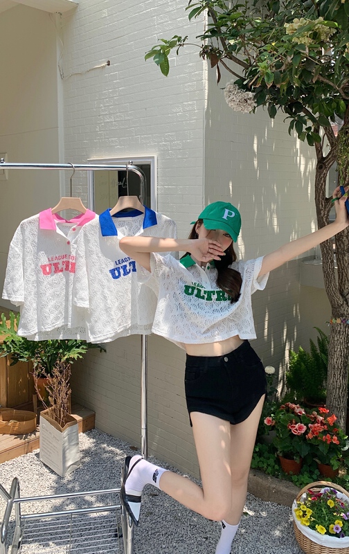 [our] Korean versatile simple fashion short sleeve T-shirt 9302# LSW