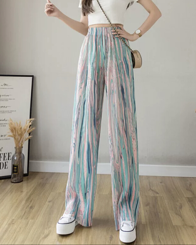 [love in clothes] tie dyed wide leg hanging casual shorts 203-3# Cl