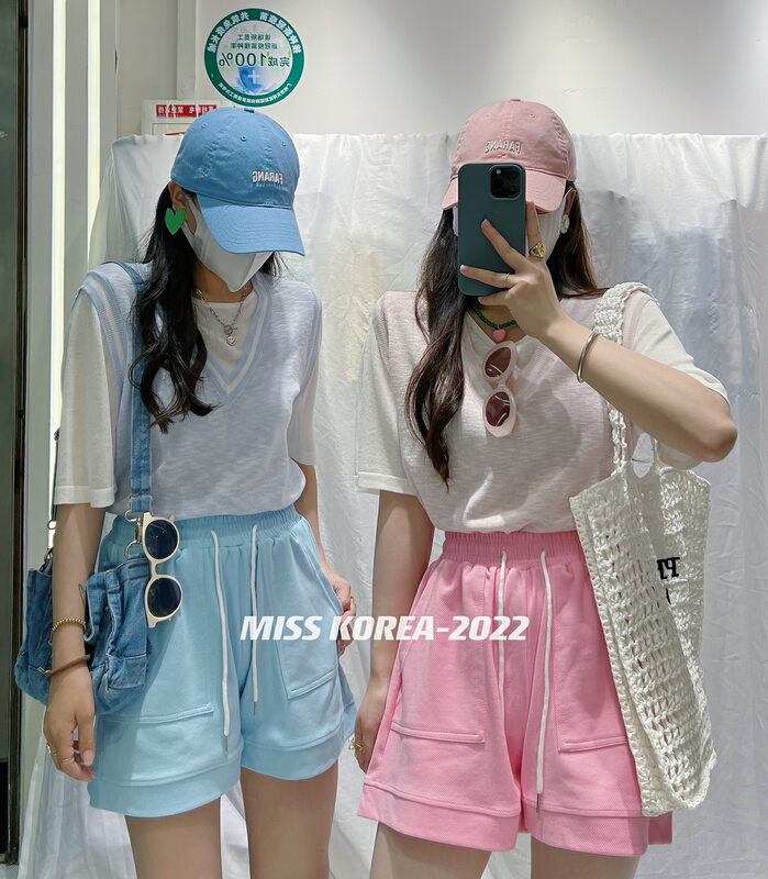 [Miss Korea] a small group designed a versatile fake two-piece sweater 6637# HBx