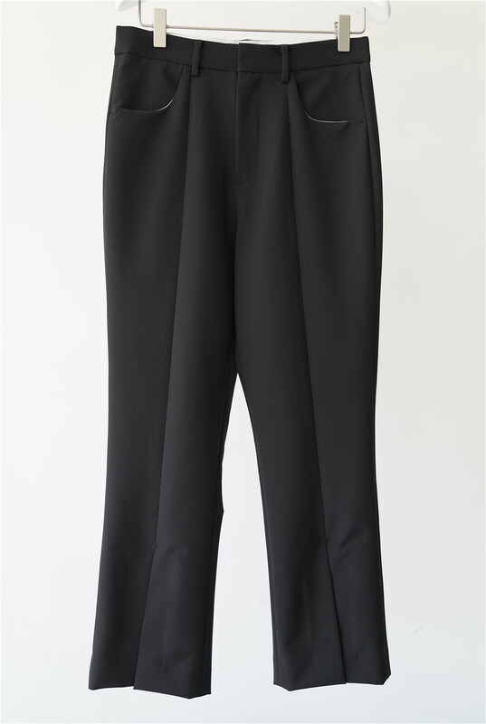 goods in stock! New in early summer! [Wuzhi] temperament pant leg slit trousers 77340# XJ