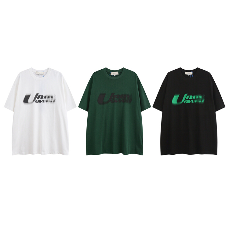 [the unvowed] men's and women's personalized casual letter printed short sleeve T-shirt 2383# ZZL