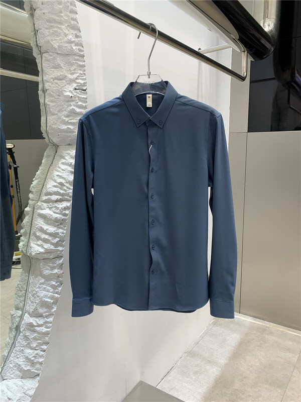 [Qi] loose and versatile solid shirt 8668# ZZL