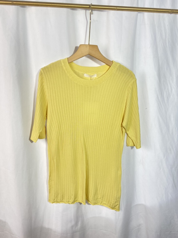[Yi show shop] round neck Korean style niche thin short sleeve T-shirt 1253# Cl