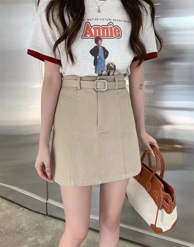 [Siebel] Korean casual high waist skirt 9225# XJ