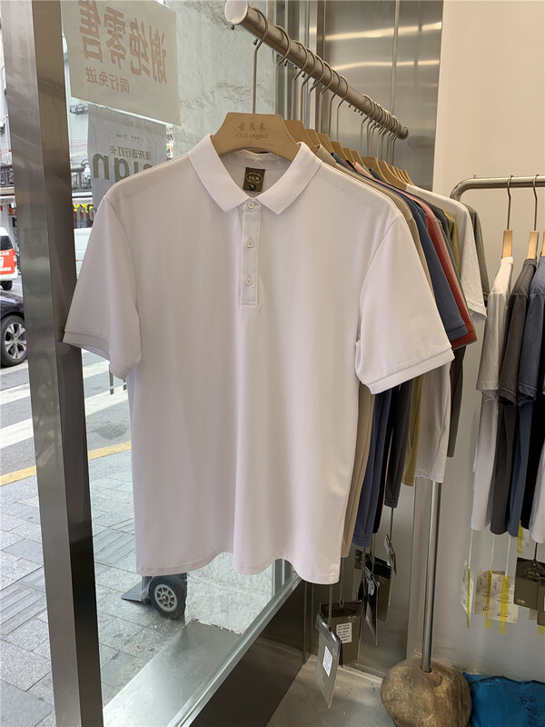 [Gu liangmu] simple and versatile solid color polo shirt 888# ZZL