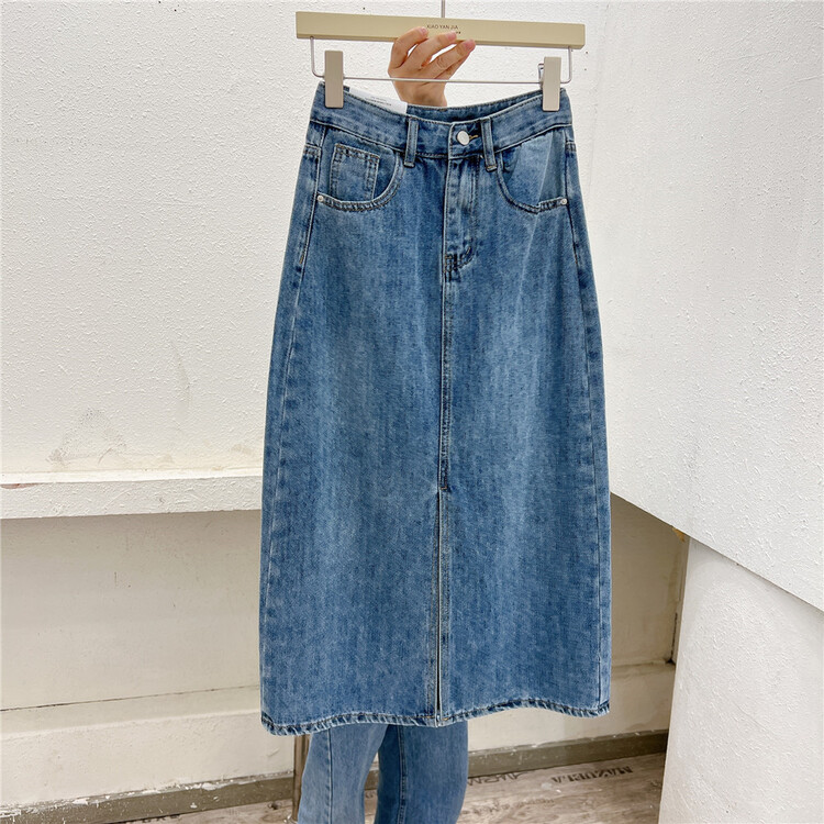 New in early summer! [Xiaoyan family] slit slim skirt 9992# XYJ