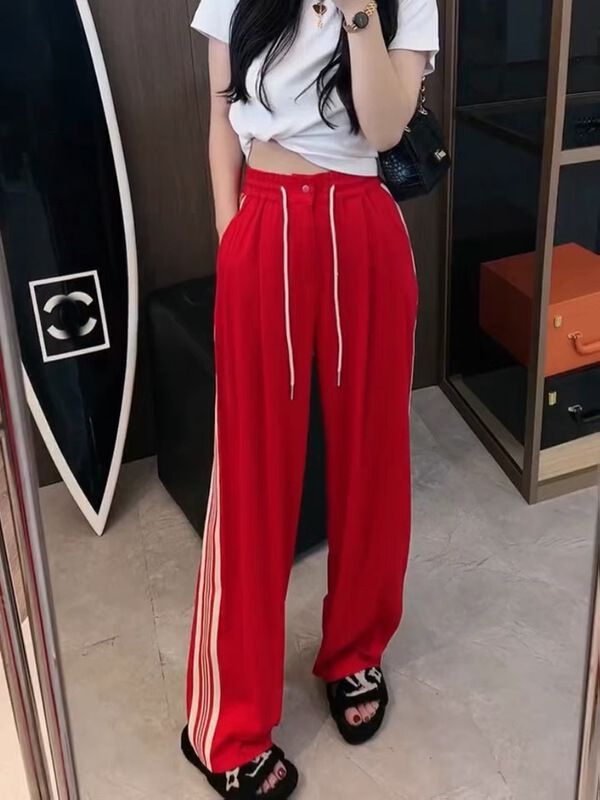 goods in stock! [w +] Korean elastic side webbing versatile casual pants ys1-3191# WTT