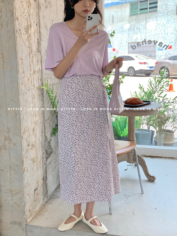 [Kittin] Korean style floral skirt 651# XYY