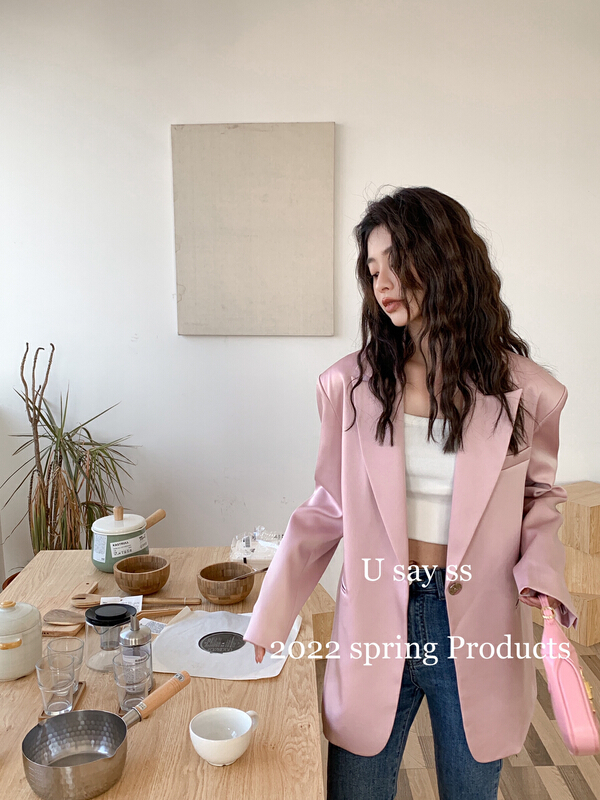 goods in stock! New year in early spring! [u say] design sense heavy industry foreign style suit 65268# LSL