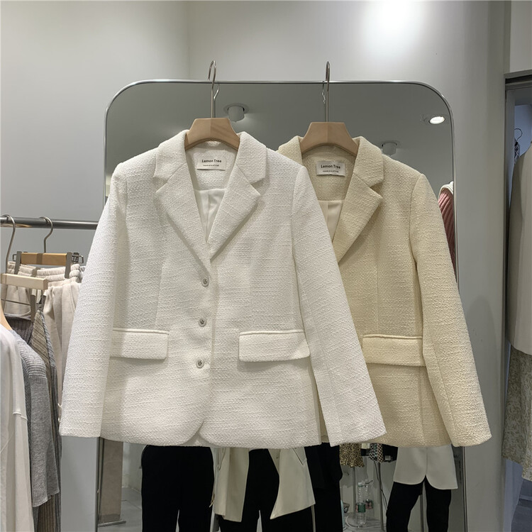 New year in early spring! [lemon tree] Korean fashion small fragrance short coat 66060# XYY