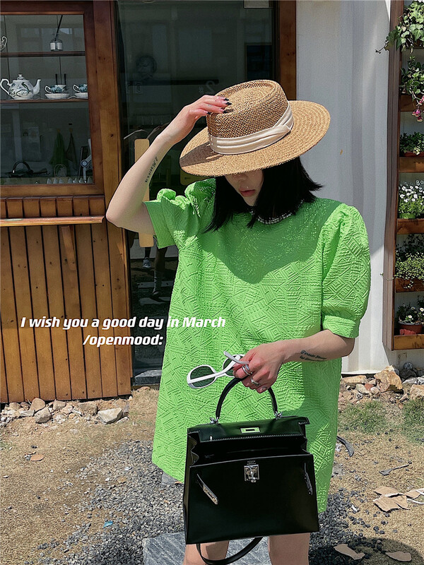 [open] net loose casual dress (skirt only) 3687# ozq