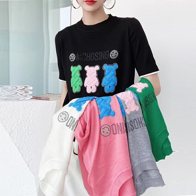 [miss fit lady] cartoon fashion versatile sweater 8865# XYY