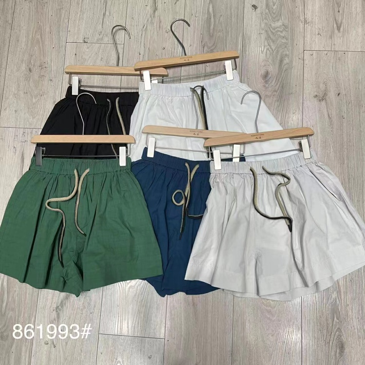 [fabric] drawstring comfortable Korean casual shorts 861993# L