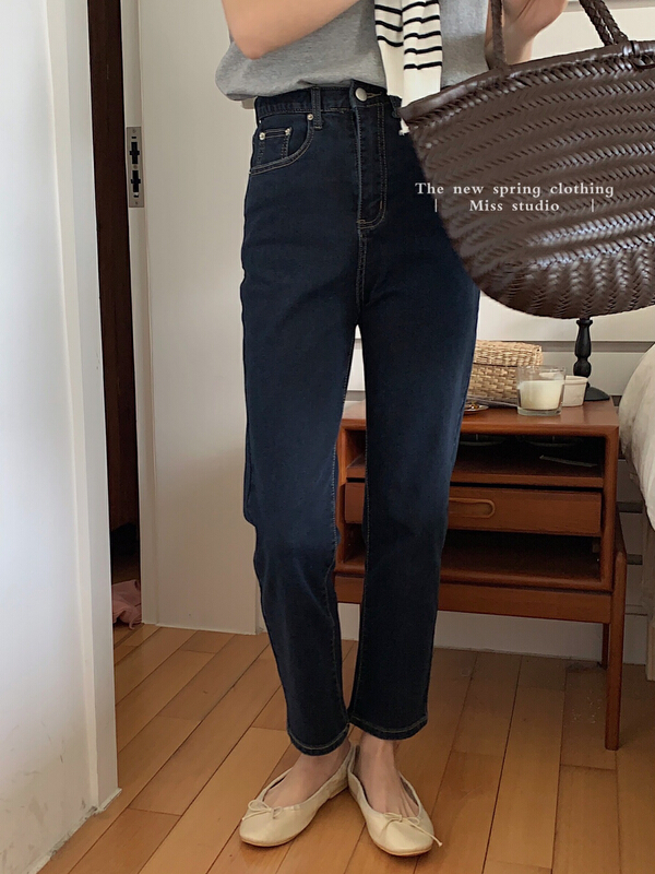 New year in early spring! [miss miss miss home] slim and versatile small leg jeans 99062# ZSY