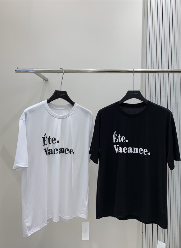 New in early summer! [CGC] crew neck lettered short sleeve T-shirt 0886# ZZL