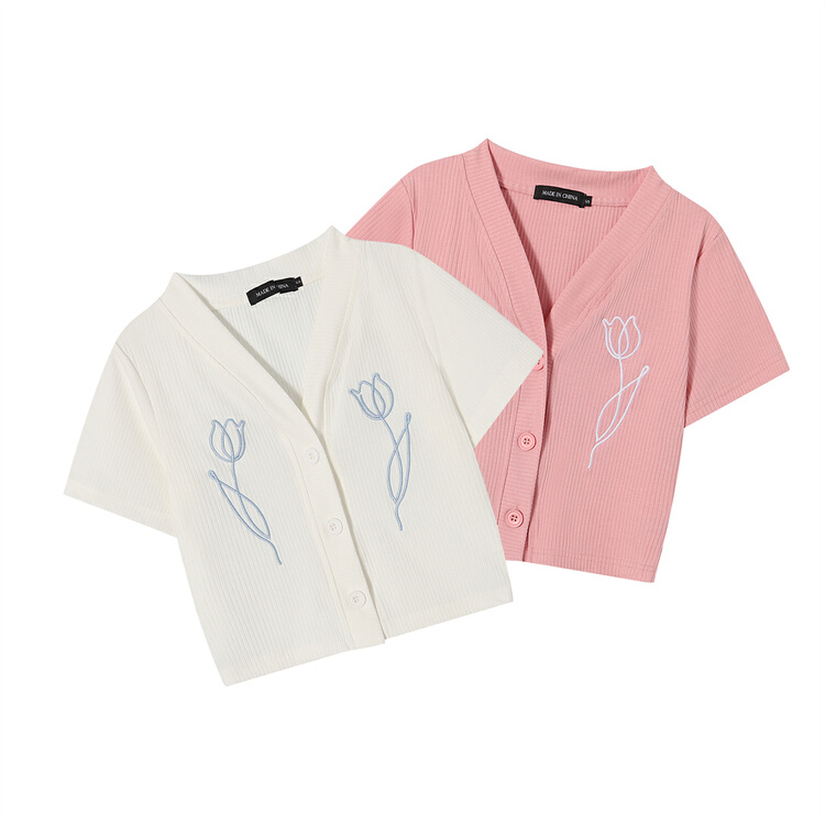 [heyhenry] V-neck single breasted versatile shirt n2597# CSX