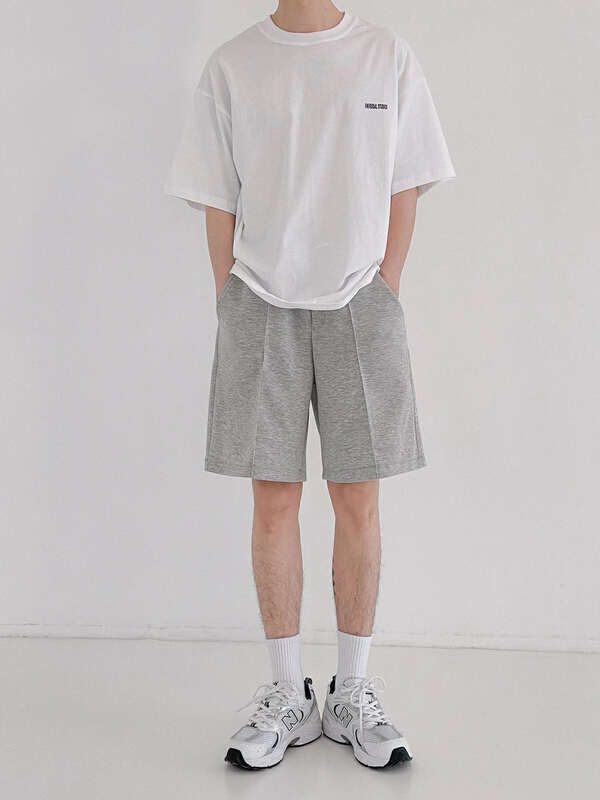 New in early summer! [oct.secisland] versatile loose five point casual pants 67# PxQ