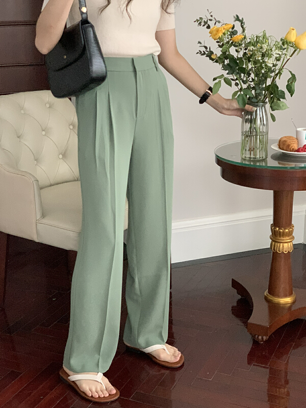 New in early summer! [BL] Korean loose and versatile trousers k626161# cqw