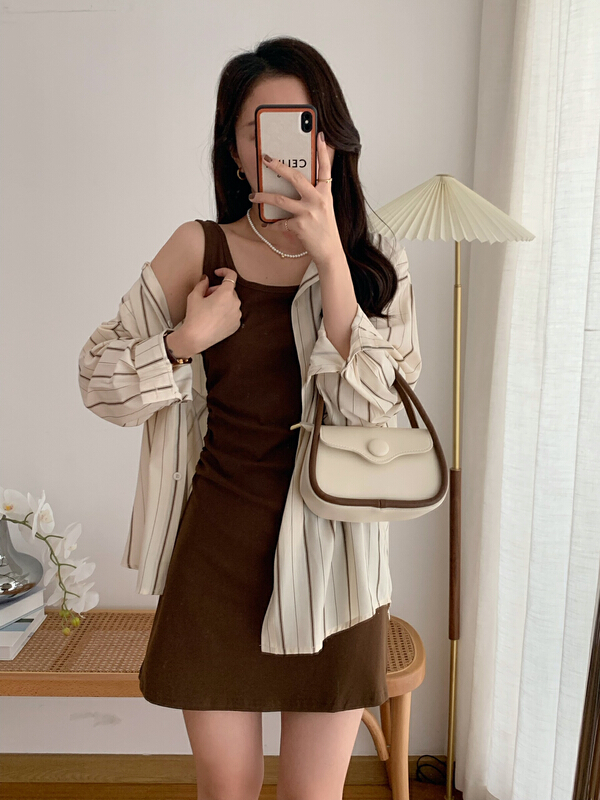[victory. 2] side pleats show thin dress 127# WPL