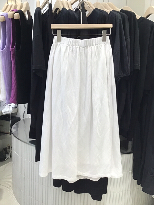 goods in stock! New in early summer! [sanbara] Korean elastic waist versatile skirt r9157# LSW