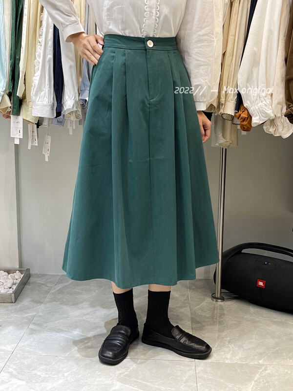 New year in early spring! [Max original] high waist and slim back belt skirt 97865# HBx
