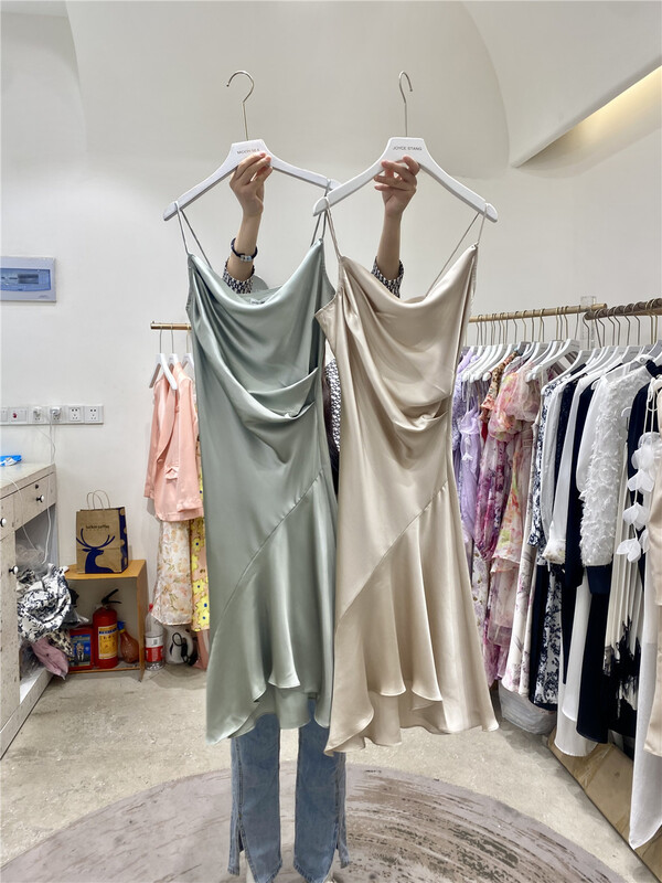 [Joyce stang] little women's sling slim dress ys1-21179-1# JJ