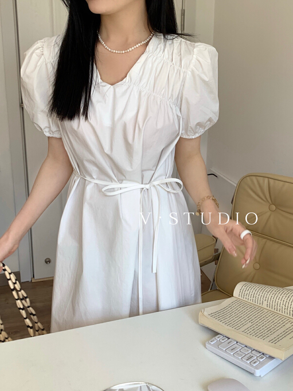 [from. V] Korean versatile sweet dress 6638# ll
