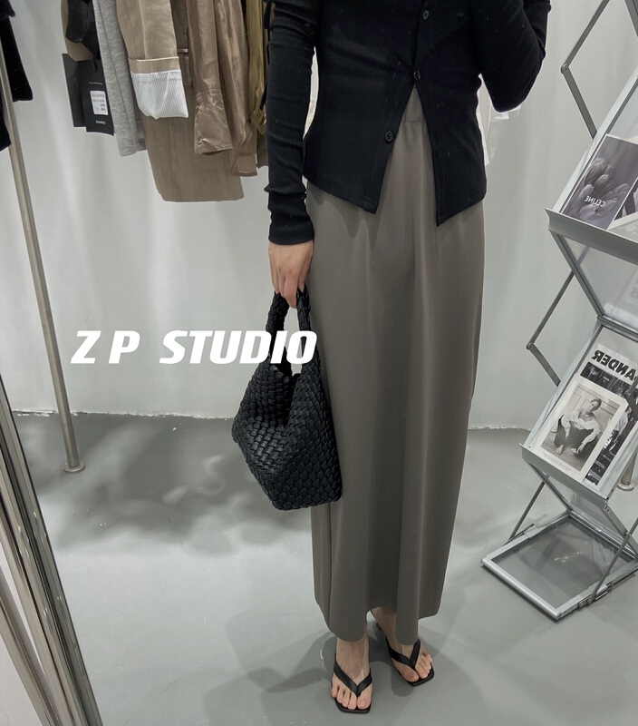 [z.p studios] Korean simple and versatile skirt 8031# zjy
