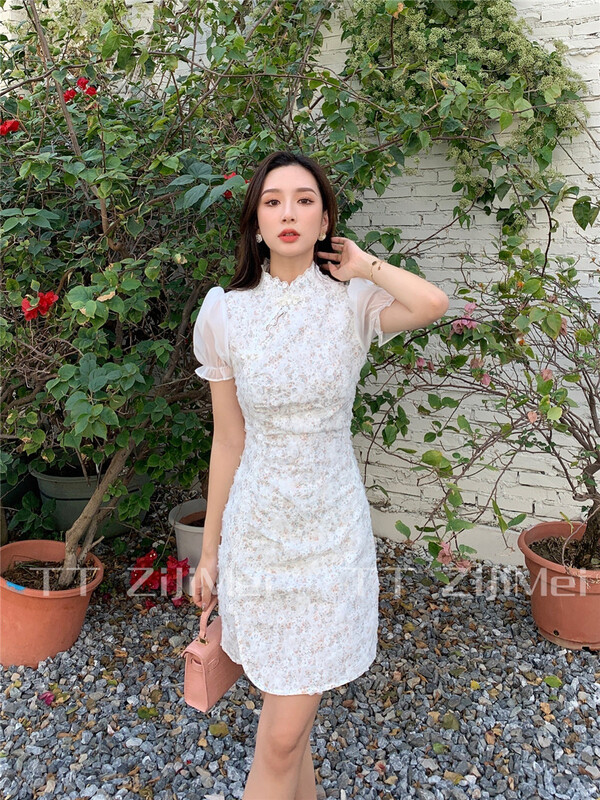 goods in stock! New in early summer! [self beauty] temperament national style little woman dress 6133# hjy