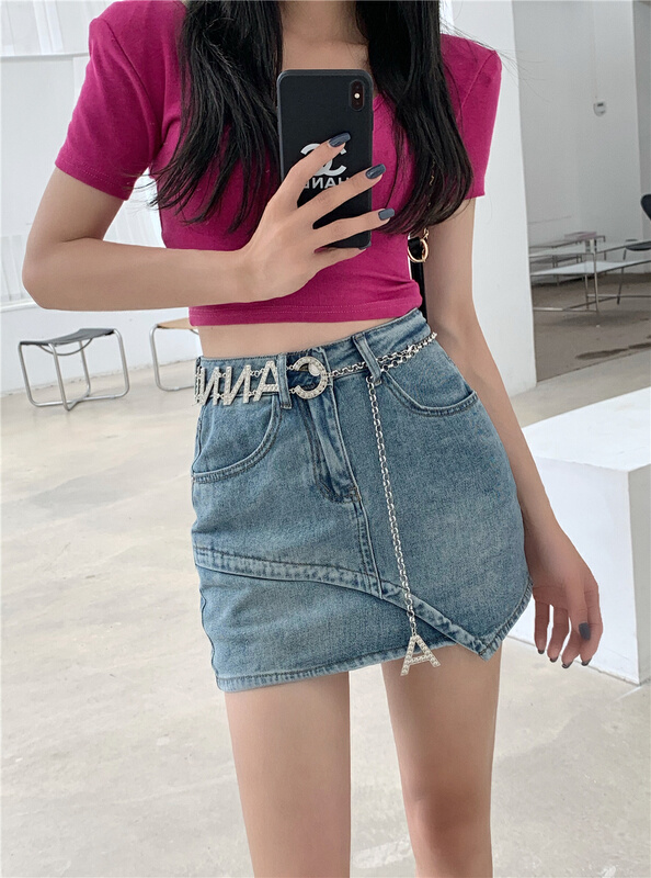 goods in stock! New in early summer! [Xiaoyan family] irregular fashion design skirt (without chain) ys1-8109# XYJ