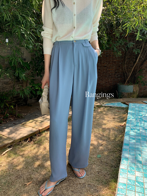 New in early summer! [bangings] Korean style versatile trousers 21skj0032# CLS