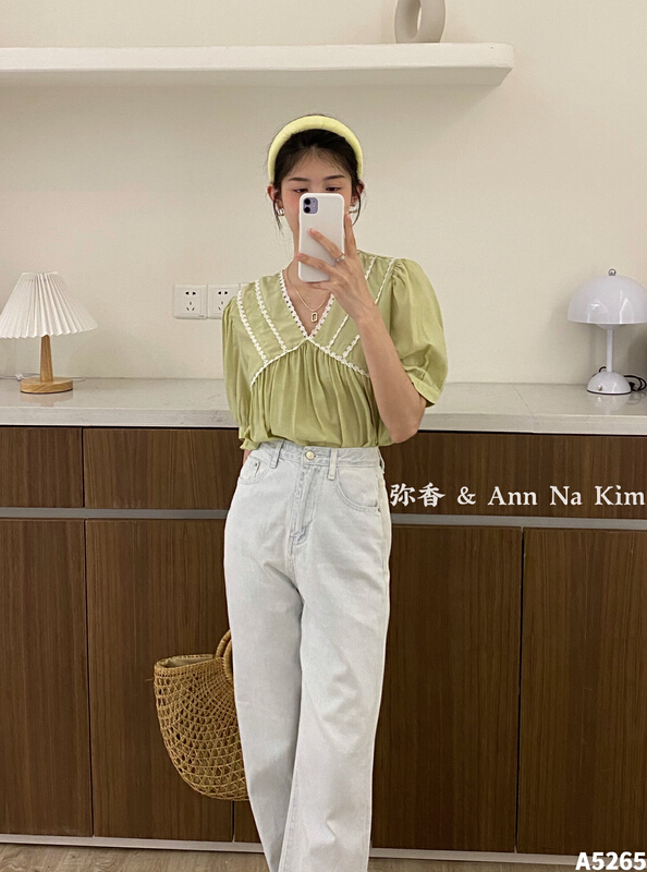New in early summer! Korean collar shirt