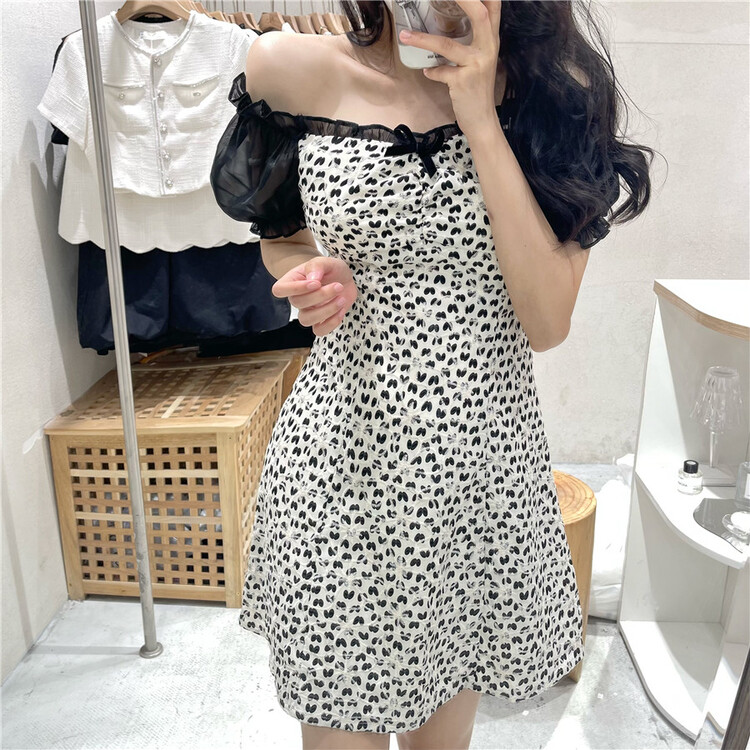 [NC Editio n (new color] net red chiffon embroidery dress z2331# zxx