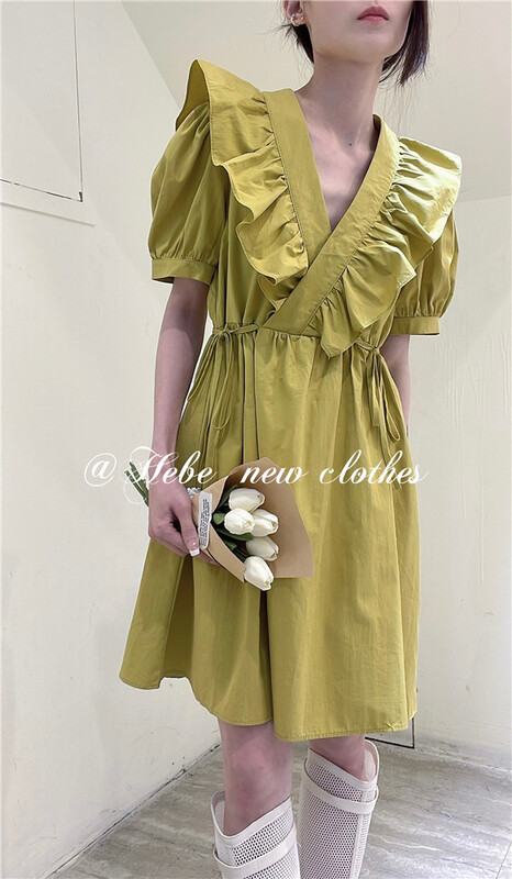 [Hebe] double strap fashion design dress 2233# XYJ