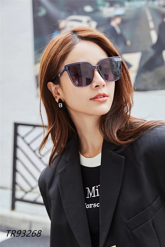 [fiber color scarf glasses] fashionable and versatile Korean Sunglasses (with box) tr93268# LSL