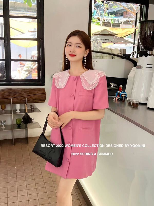 [yoomini] Korean doll collar button up dress x12725# WPL