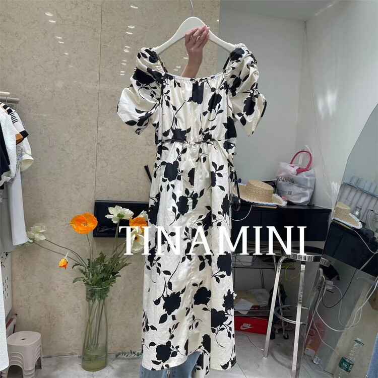 In early summer! [tinamini] Korean holiday dress m152\hjy