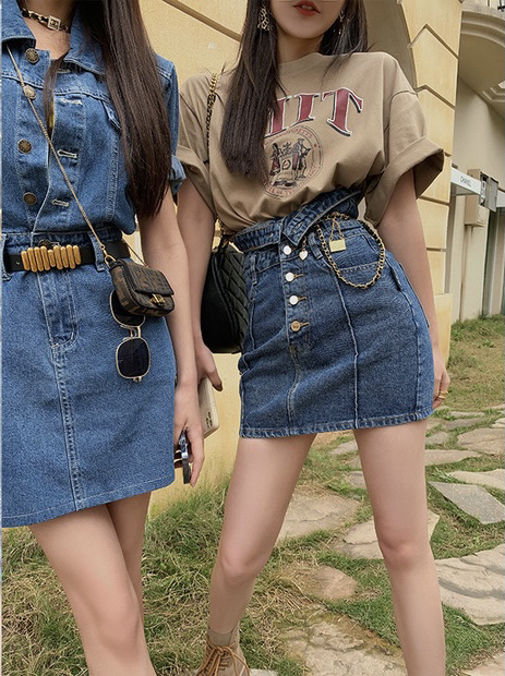 New in early summer! [savage] Korean version of foreign style high waist slim skirt e8025# WPL