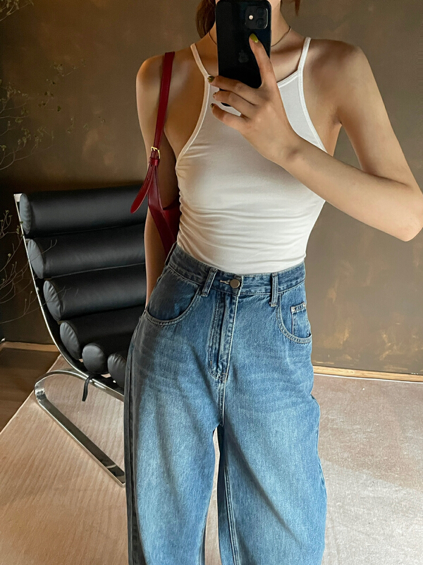 [Hello September] versatile basic Neck Tank / sling m2603# CLS