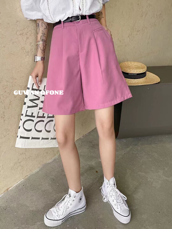 goods in stock! New in early summer! [G.W] high waist slim casual shorts (without belt) ys1-5316# zxx