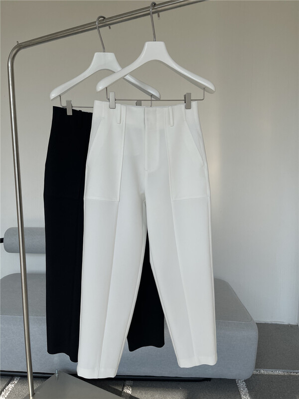 New in early summer! [Wuzhi] high waist Harlan casual trousers 77364# XJ