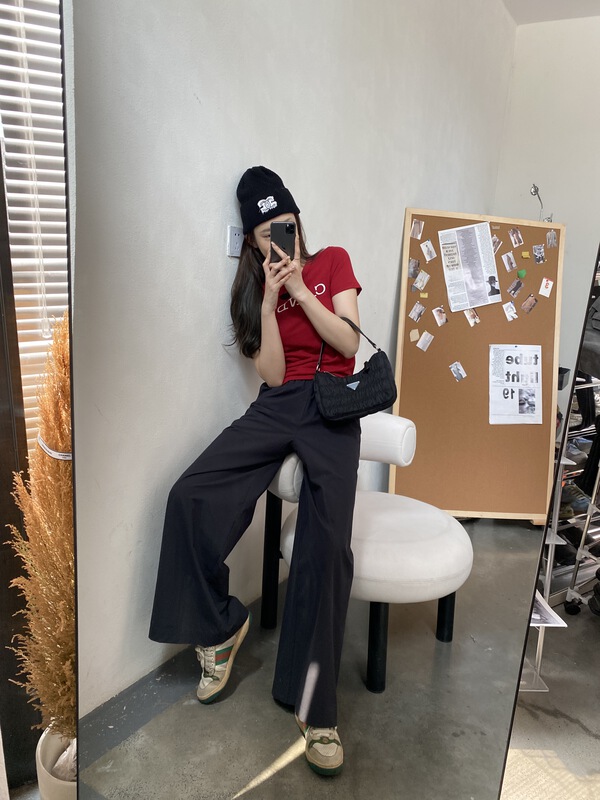New in early summer! [modern 197] Korean style net version simple personalized casual pants 0008# LSL