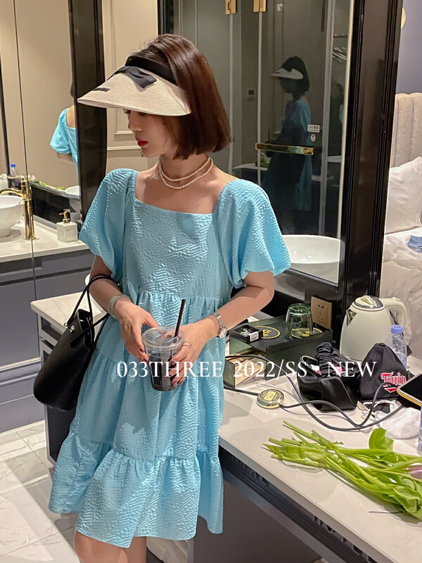 [033there] doll style slim dress 8100# ozq